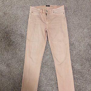HUDSON JEANS , Size 29, pink distressed